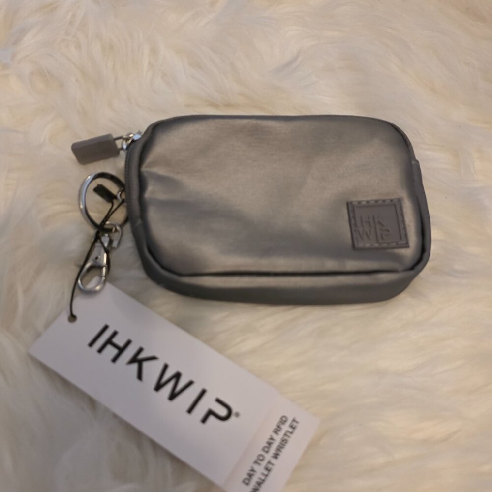 IHKWIP Day to Day RFID Wallet Wristlet Bag Met Stone Grey - Picture 11 of 11